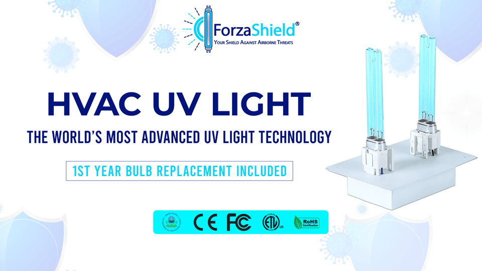 Forza Shield | HVAC UV Light & IonAir Pro Air Purifiers